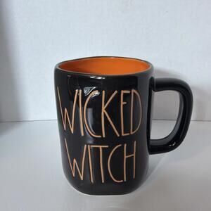 Rae Dunn Artisan Collection By Magenta, Black/Orange “Wicked Witch” Mug